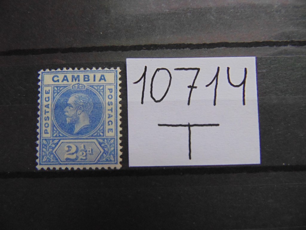 Фото марки Британская Гамбия 1912г *