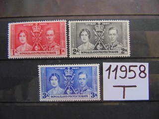 Фото марки Британское Сомали серия 1937г *