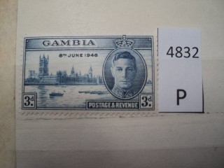 Фото марки Брит. Гамбия 1946г *