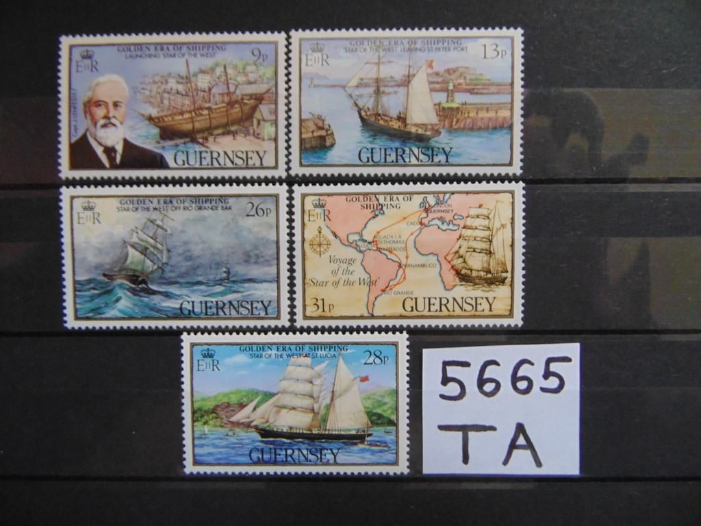 Фото марки Британский Герсей серия 1983г **