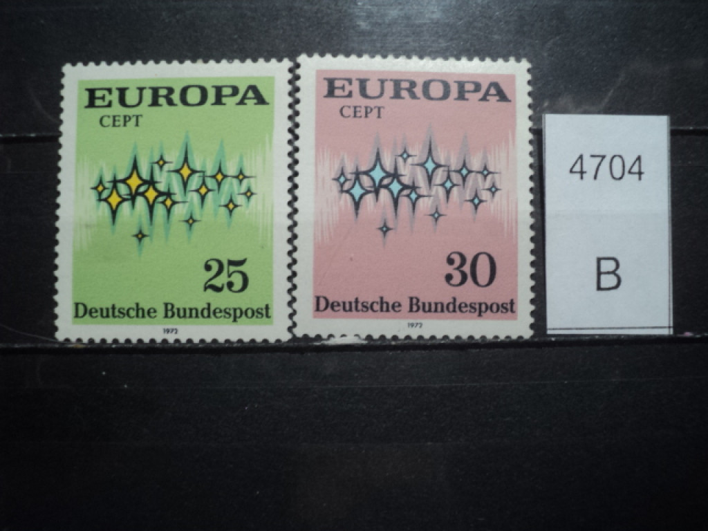 Фото марки Германия ФРГ серия 1972г **
