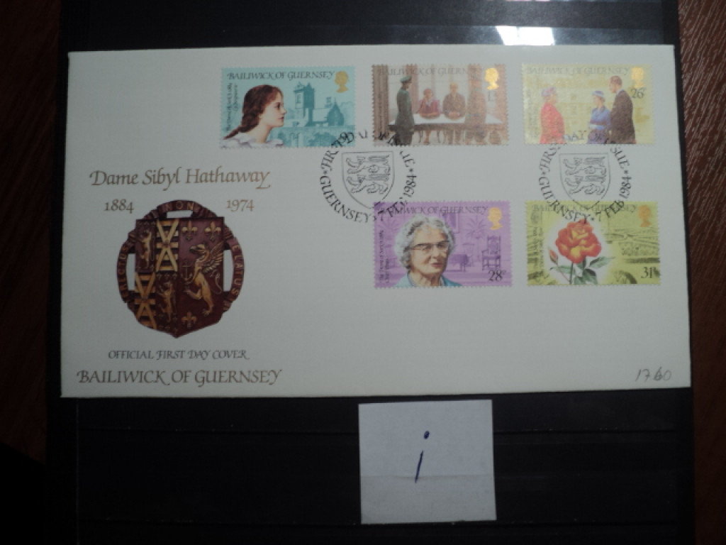 Фото марки Брит. Герсей 1984г конверт FDC