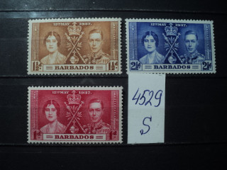 Фото марки Барбадос 1937г *