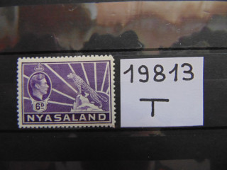 Фото марки Британская Ньяса 1938г **