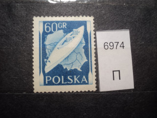 Фото марки Польша 1956г **