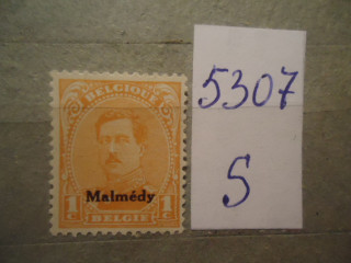 Фото марки Бельгия (оккупации) 1920г 1 м **