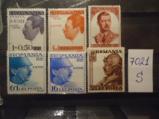 Фото марки Румыния 1940г *