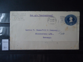 Фото марки США конверт 1905г