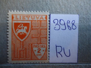 Фото марки Литва 1934г **