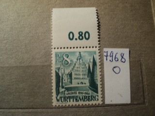 Фото марки Германия Вюртемберг 1947г **