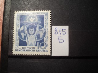 Фото марки Германия ГДР 1955г *