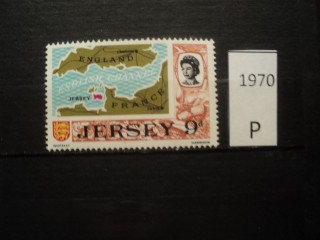 Фото марки Брит. Джерсей 1969г **