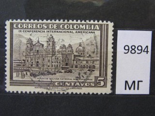Фото марки Колумбия 1948г