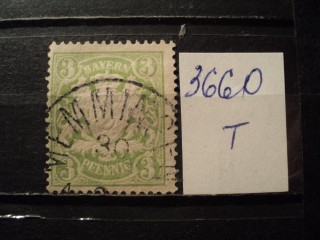 Фото марки Герман. Бавария 1888г