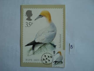 Фото марки Великобритания почтовая карточка 1989г