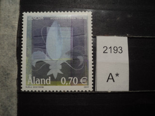 Фото марки Аландские острова 2007г **