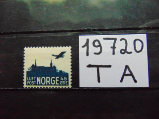 Фото марки Норвегия марка авиапочта 1937г *