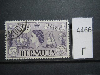 Фото марки Бермуды 1953г