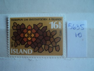 Фото марки Исландия 1972г *
