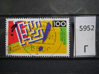 Фото марки ФРГ 1990г