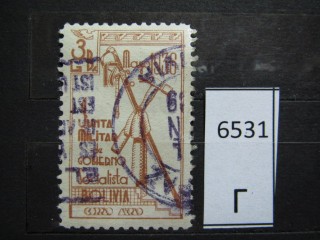 Фото марки Боливия 1938г