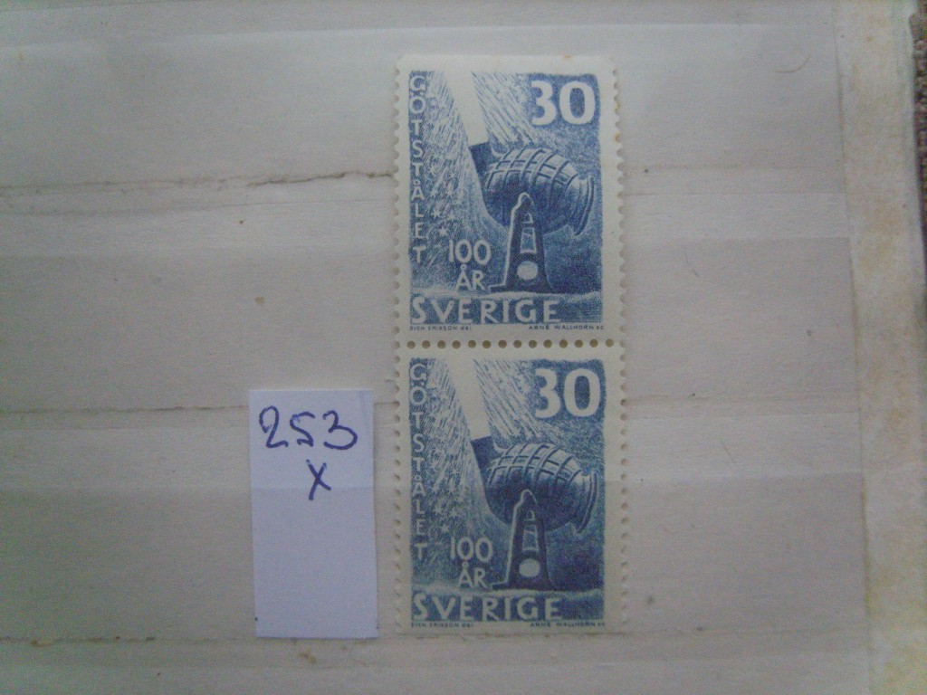 Фото марки Швеция пара 1958г *
