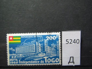 Фото марки Того 1960г