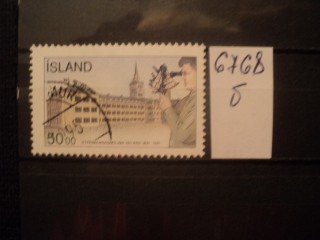 Фото марки Исландия 1991г