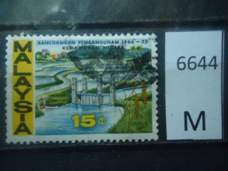 Фото марки Малайзия 1966г
