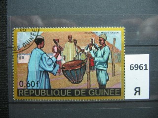 Фото марки Гвинея 1968г