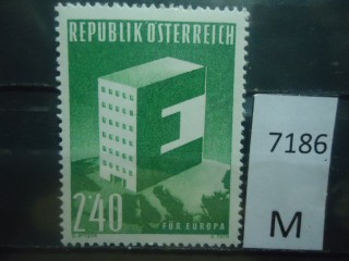 Фото марки Австрия 1954г **