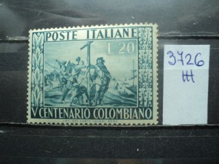 Фото марки Италия 1951г *