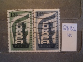 Фото марки Италия серия 1956г