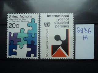 Фото марки ООН (США) серия 1981г **