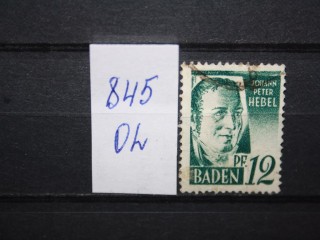 Фото марки Французская Оккупация Бадена 1947г