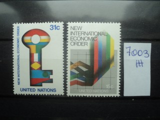 Фото марки ООН (США) серия 1980г **