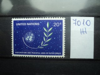 Фото марки ООН (США) 1982г **