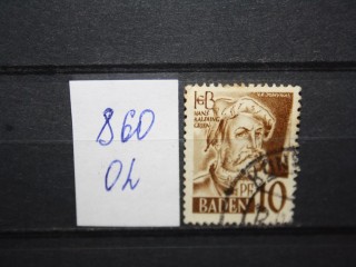 Фото марки Французская Оккупация Бадена 1948г
