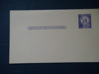 Фото марки США почтовая карточка **
