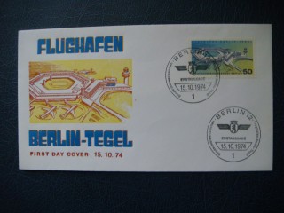 Фото марки Германия конверт 1974г FDC **