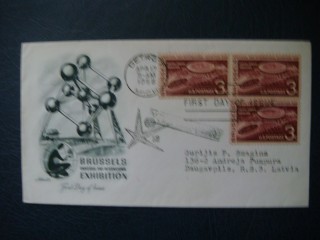 Фото марки США конверт 1958г FDC (первый день гашения) **