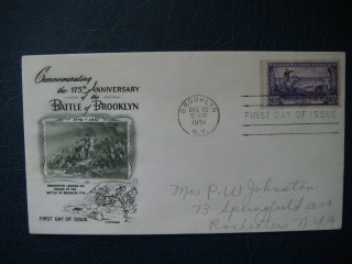 Фото марки США конверт 1951г (первый день гашения) **