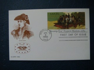 Фото марки США почтовая карточка FDC **