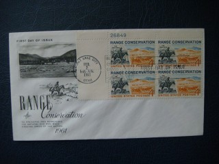 Фото марки США конверт 1961г FDC **
