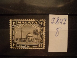 Фото марки Брит. штат Малакка. 1960г