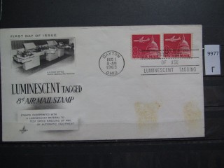 Фото марки США 1963г FDC (первый день гашения)