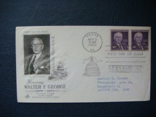 Фото марки США конверт 1960г FDC **