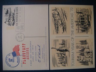 Фото марки США почтовая карточка 1972г **
