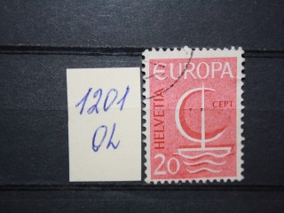 Фото марки Швейцария 1966г