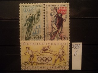 Фото марки Чехословакия серия 1956г